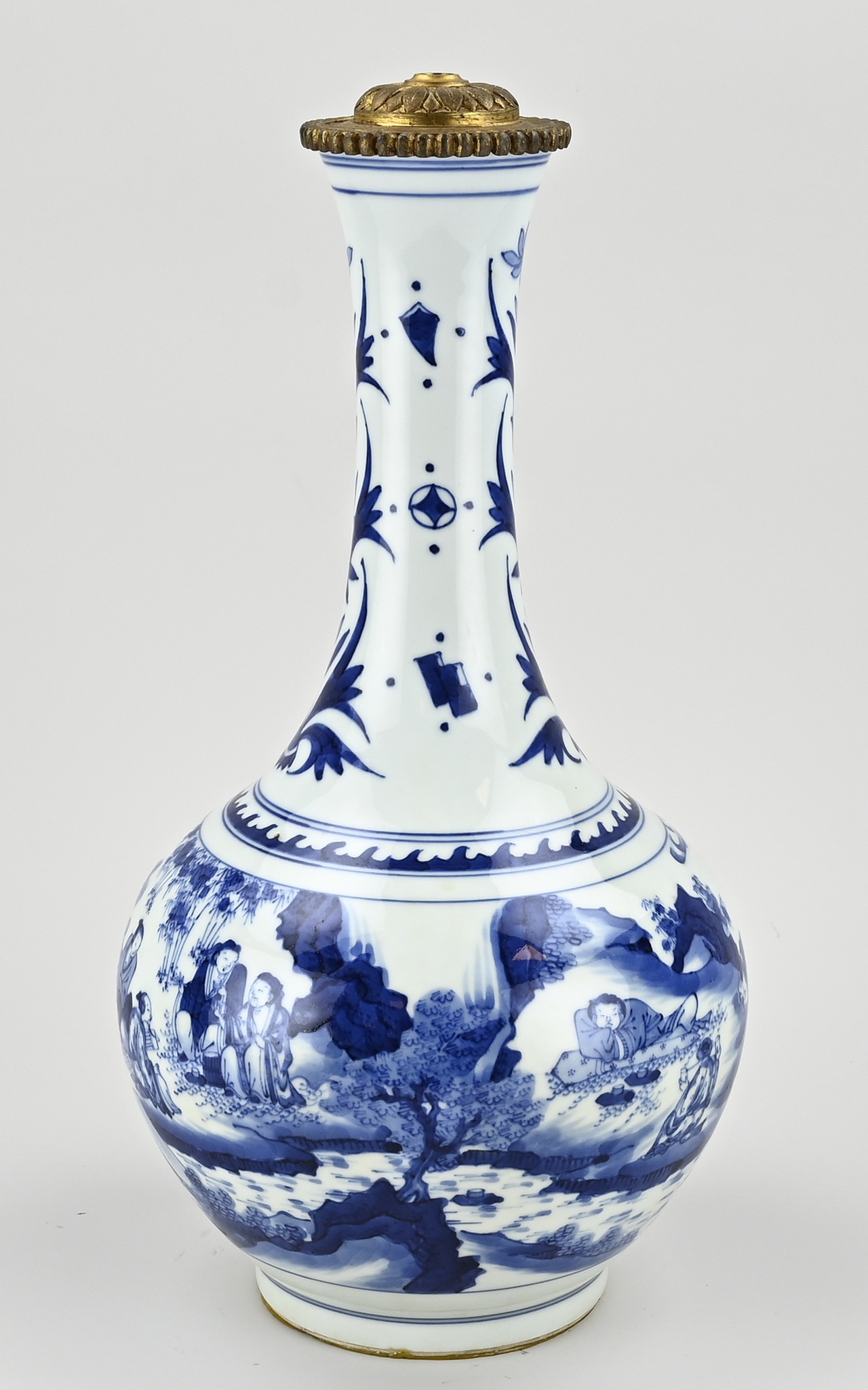 Chinese vase, H 41 cm. - Image 2 of 3