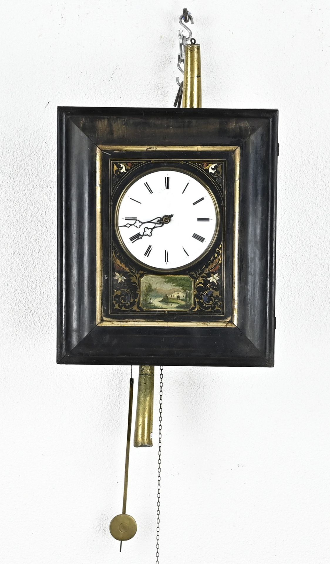 Schwarzwalder painting clock, 1850