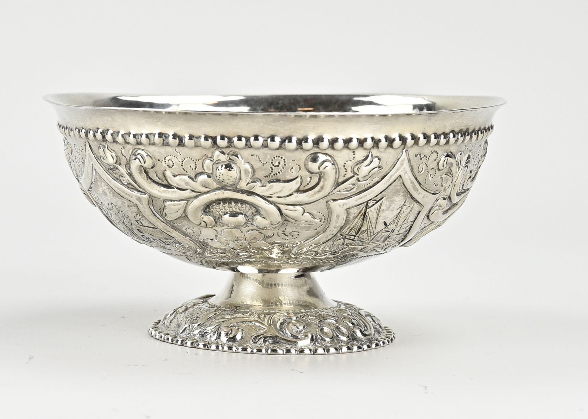 Silver cream bowl