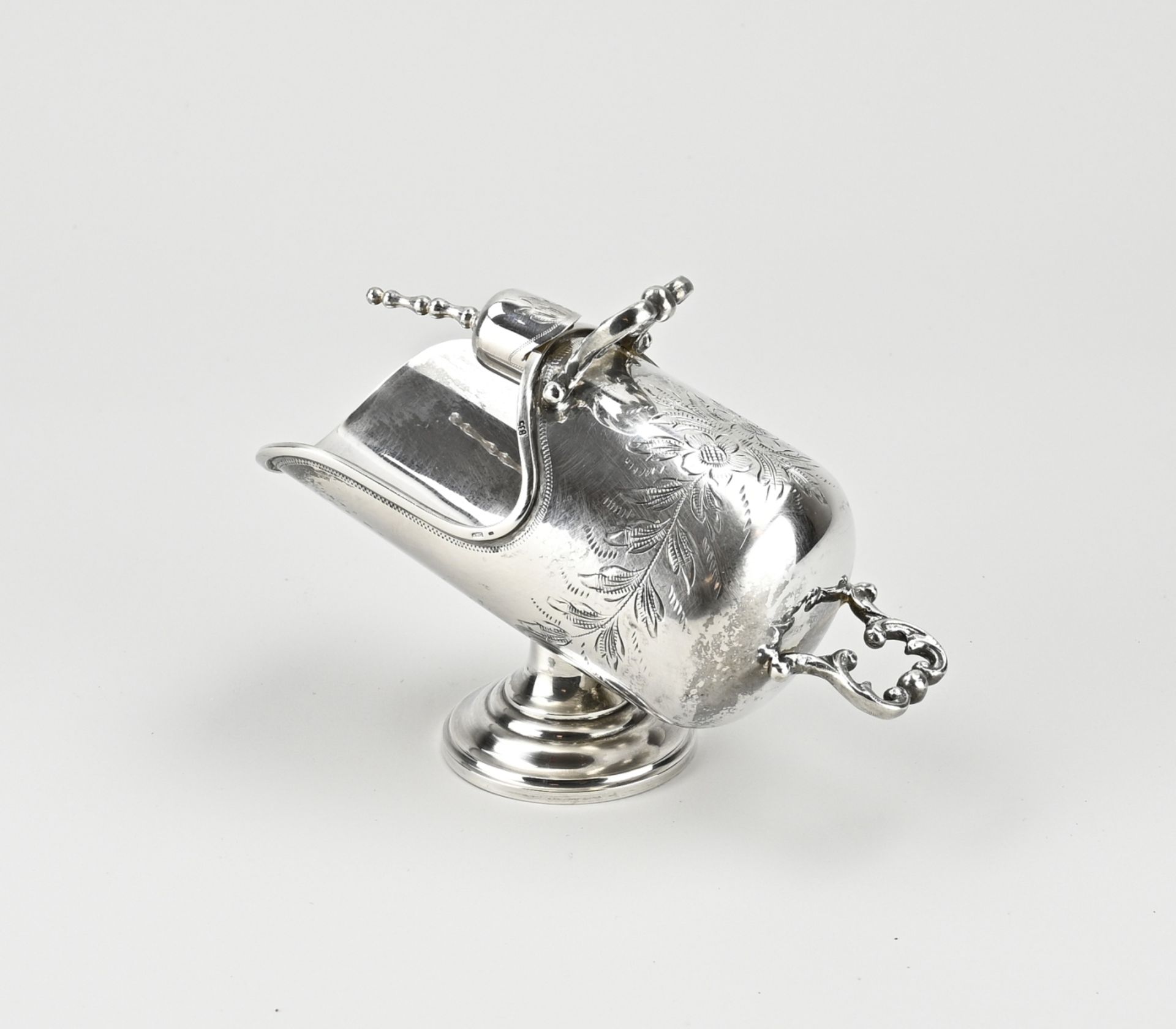 Silver sugar bowl