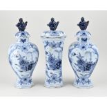 3-piece Delft cabinet set