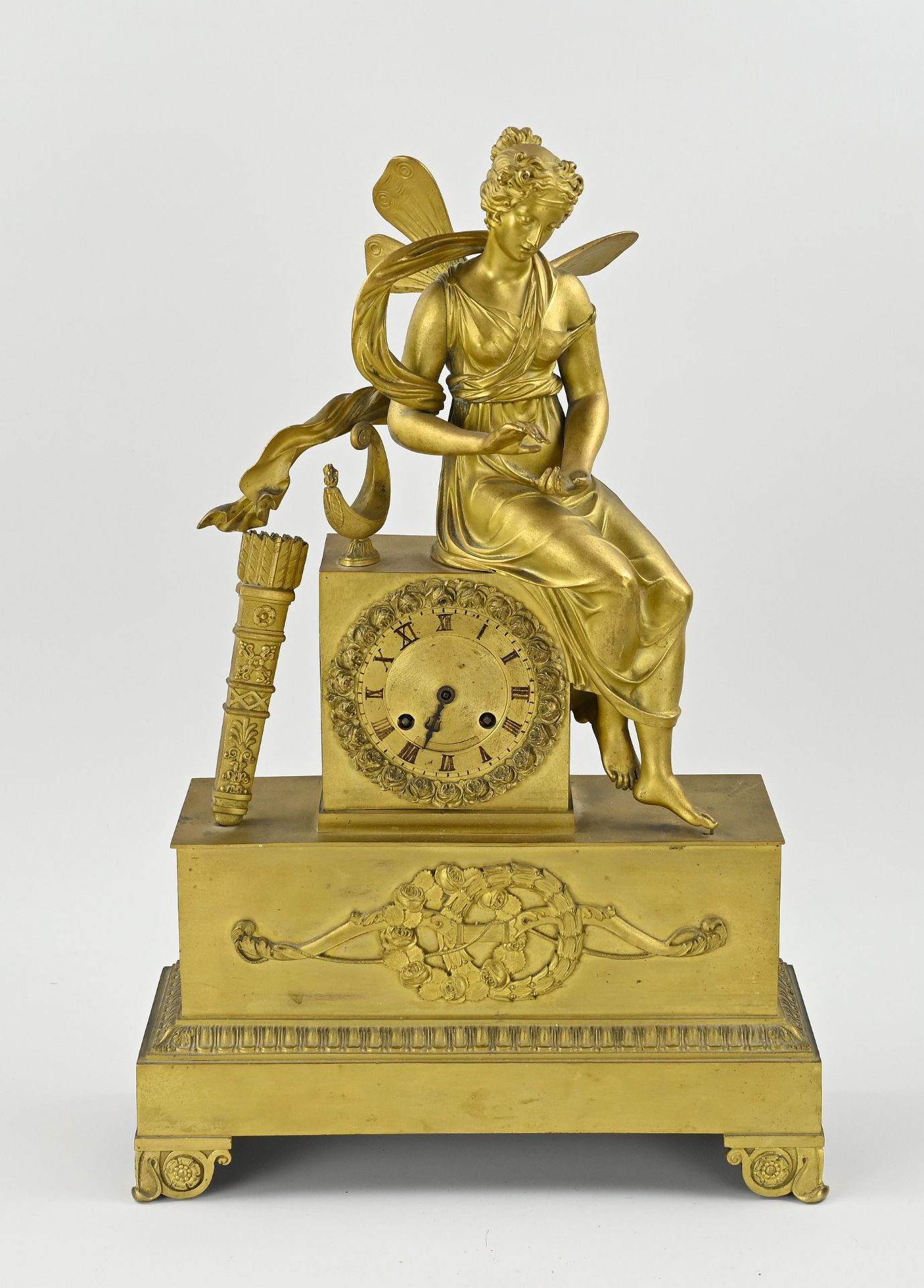 French Empire mantel clock, 1820