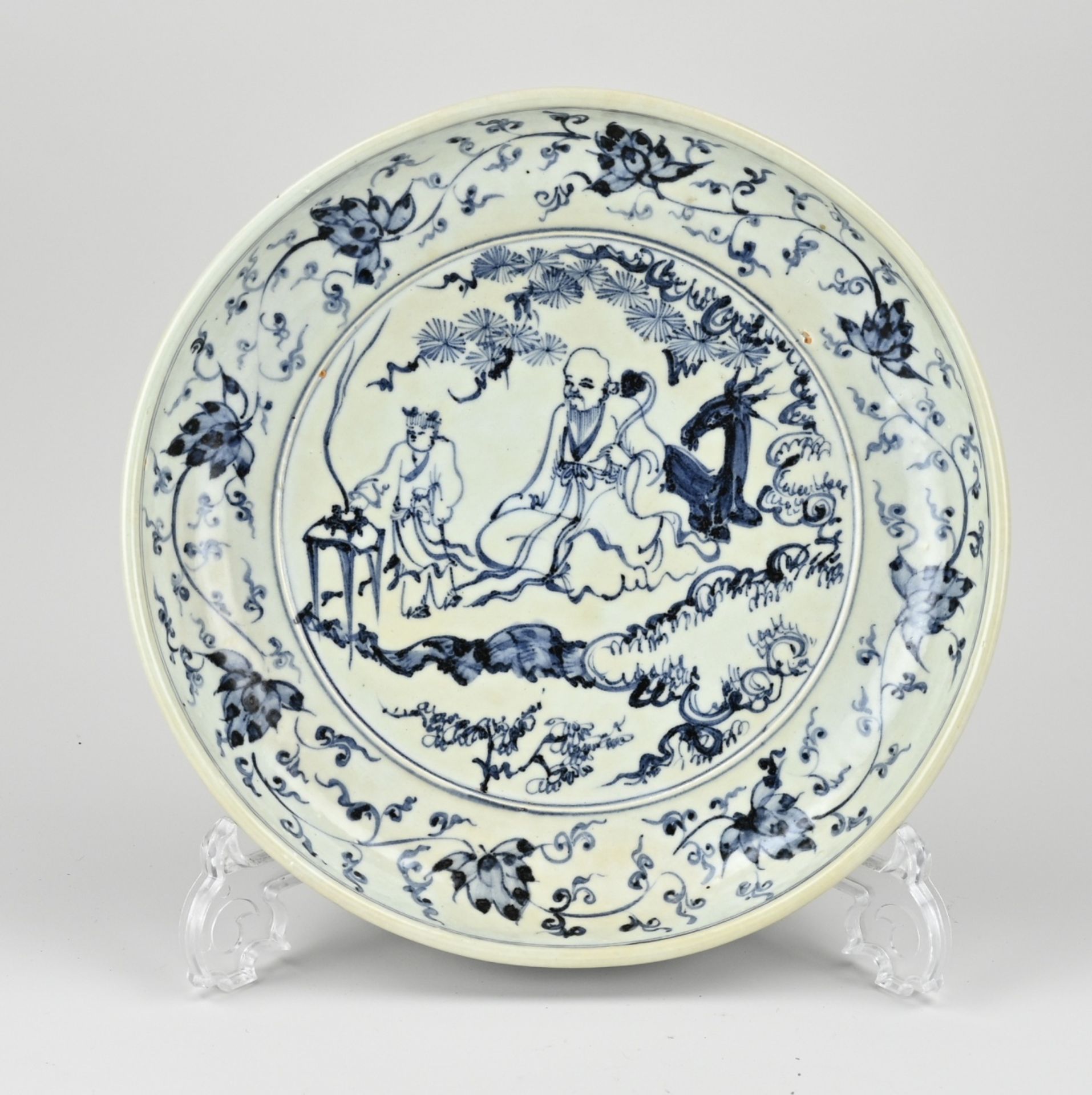 Chinese plate Ø 26.2 cm.