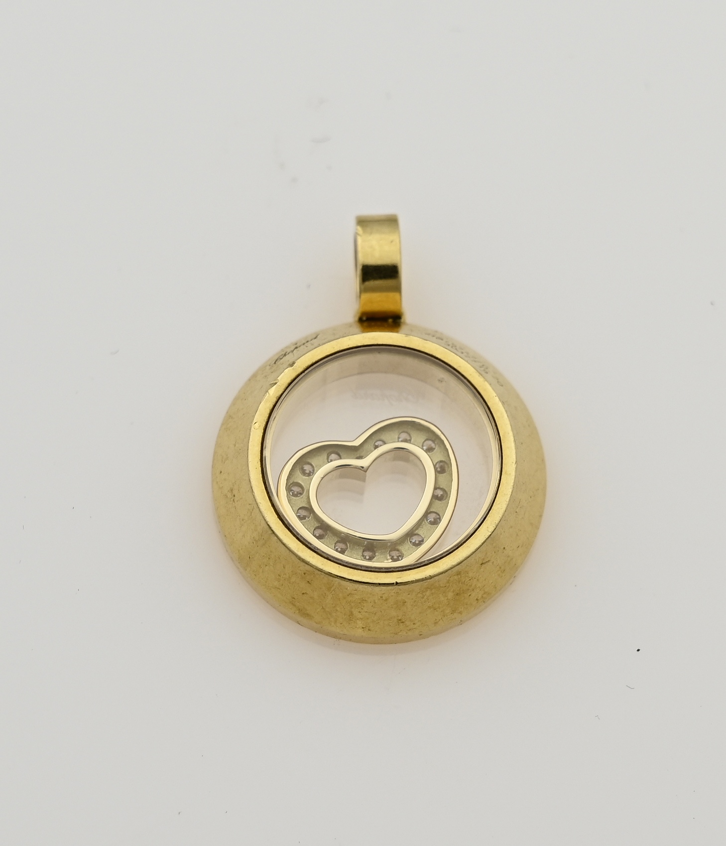 Chopard gold pendant with diamond - Image 3 of 3