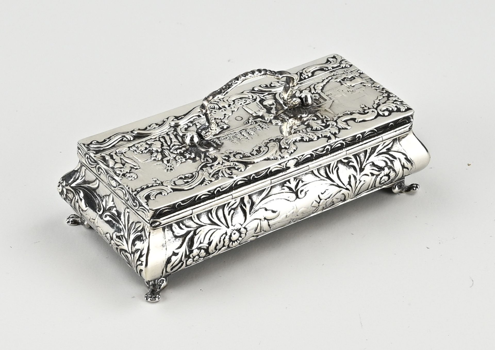 Silver spoon box - Image 2 of 2