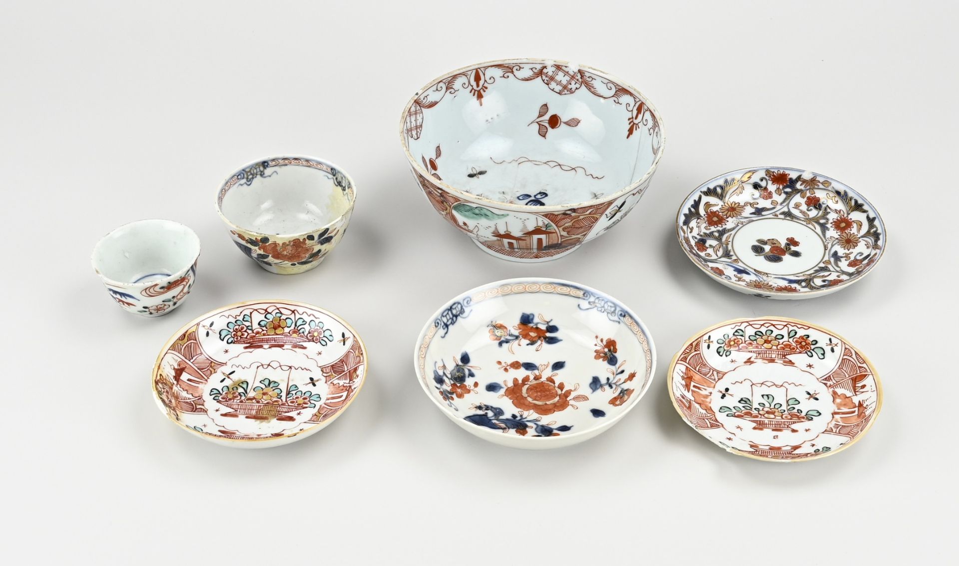 Lot Chinese porcelain (7x)