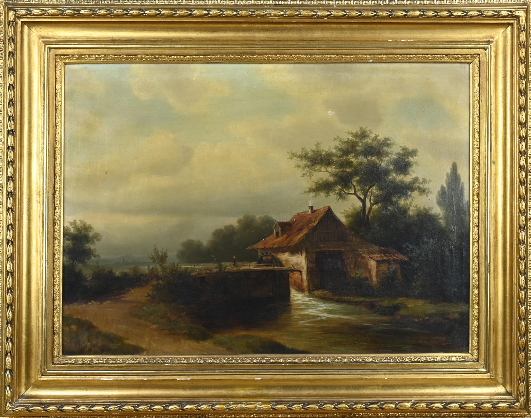 Unsigned?, Landscape with a watermill