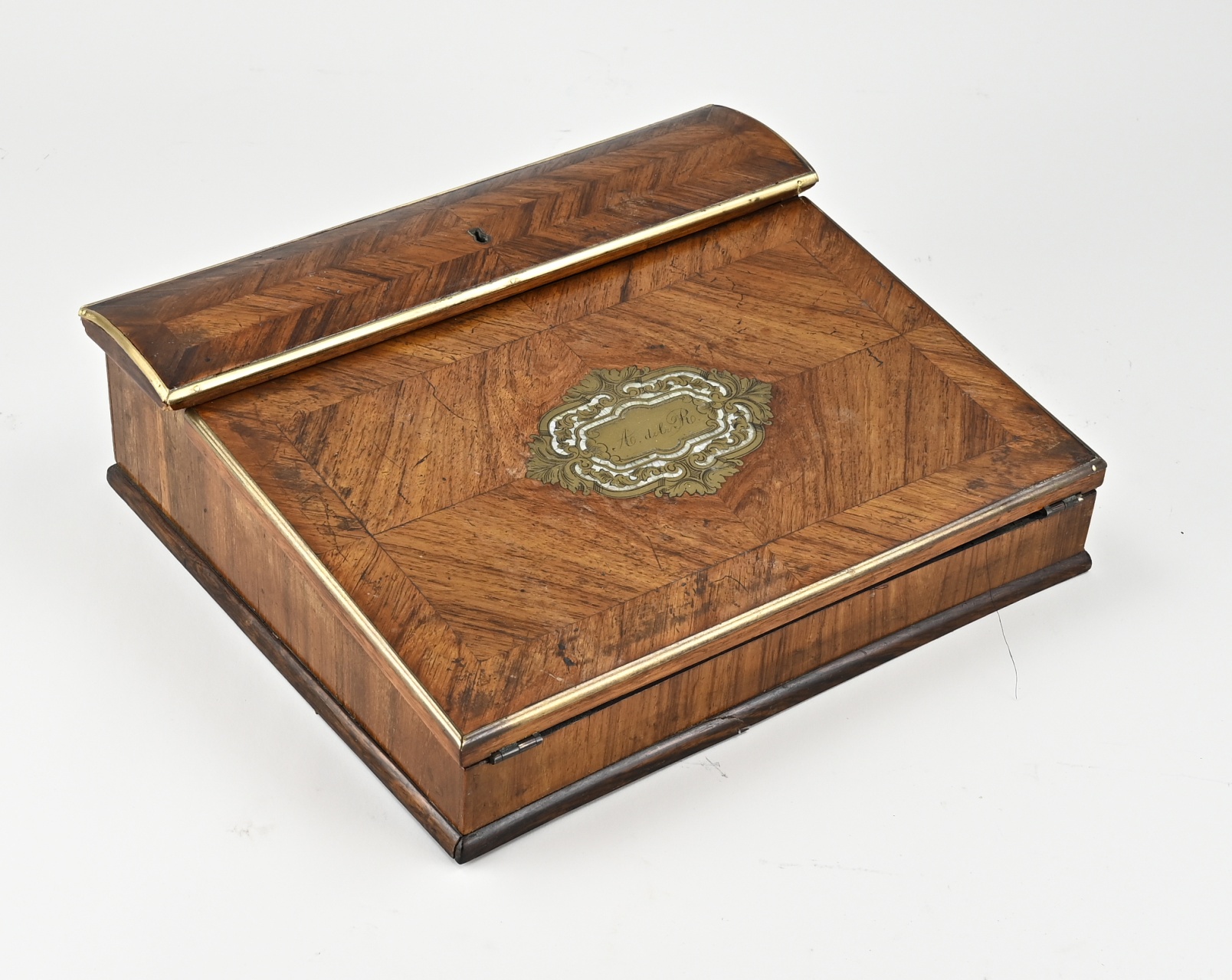 French rosewood writing box