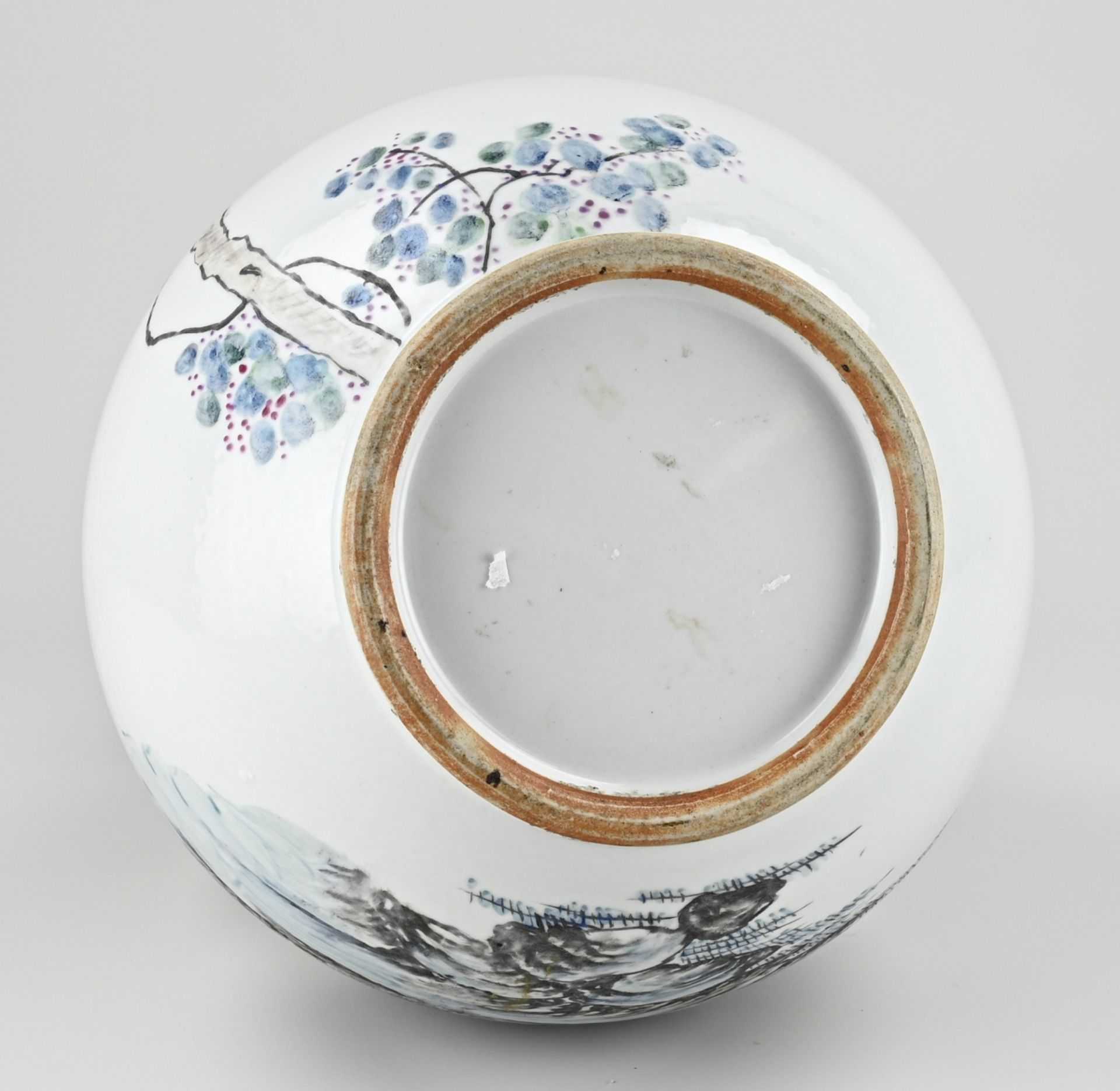 Chinese vase, H 39 cm. - Bild 3 aus 3
