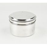 Silver biscuit tin