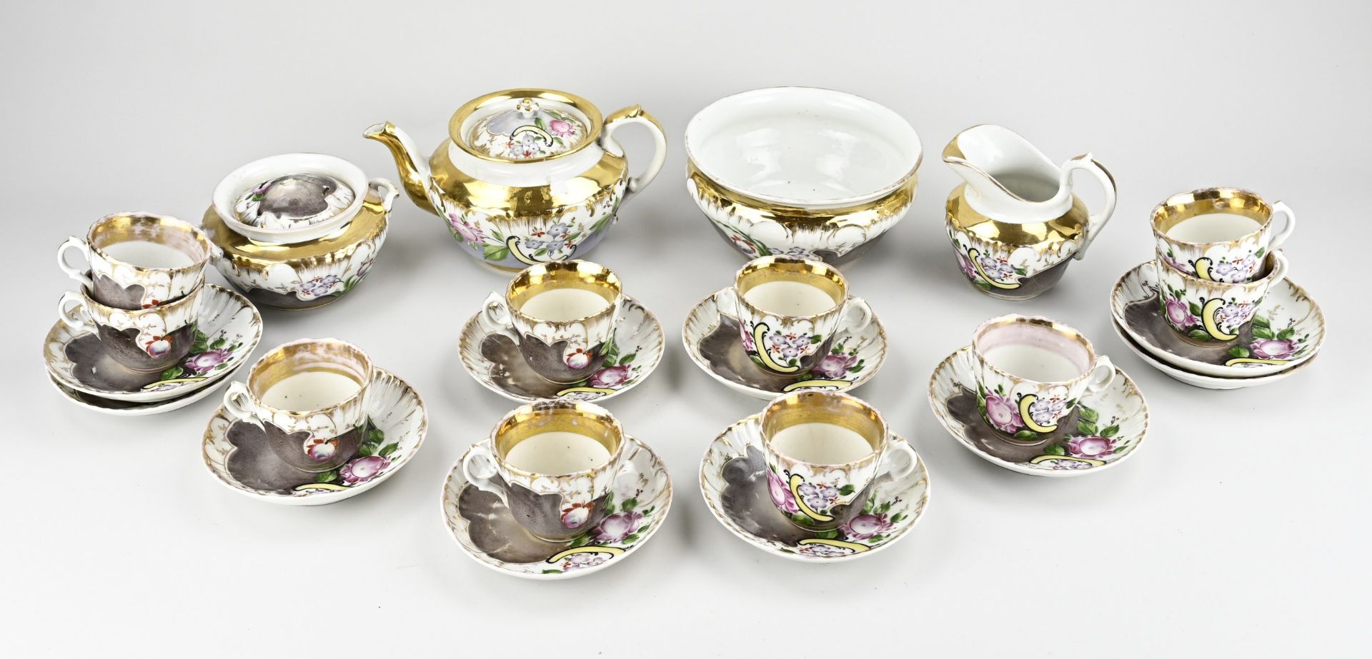 14-piece French tea set