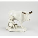 18th Century Delft white sculpture