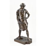 Bronze figure by E. Picault