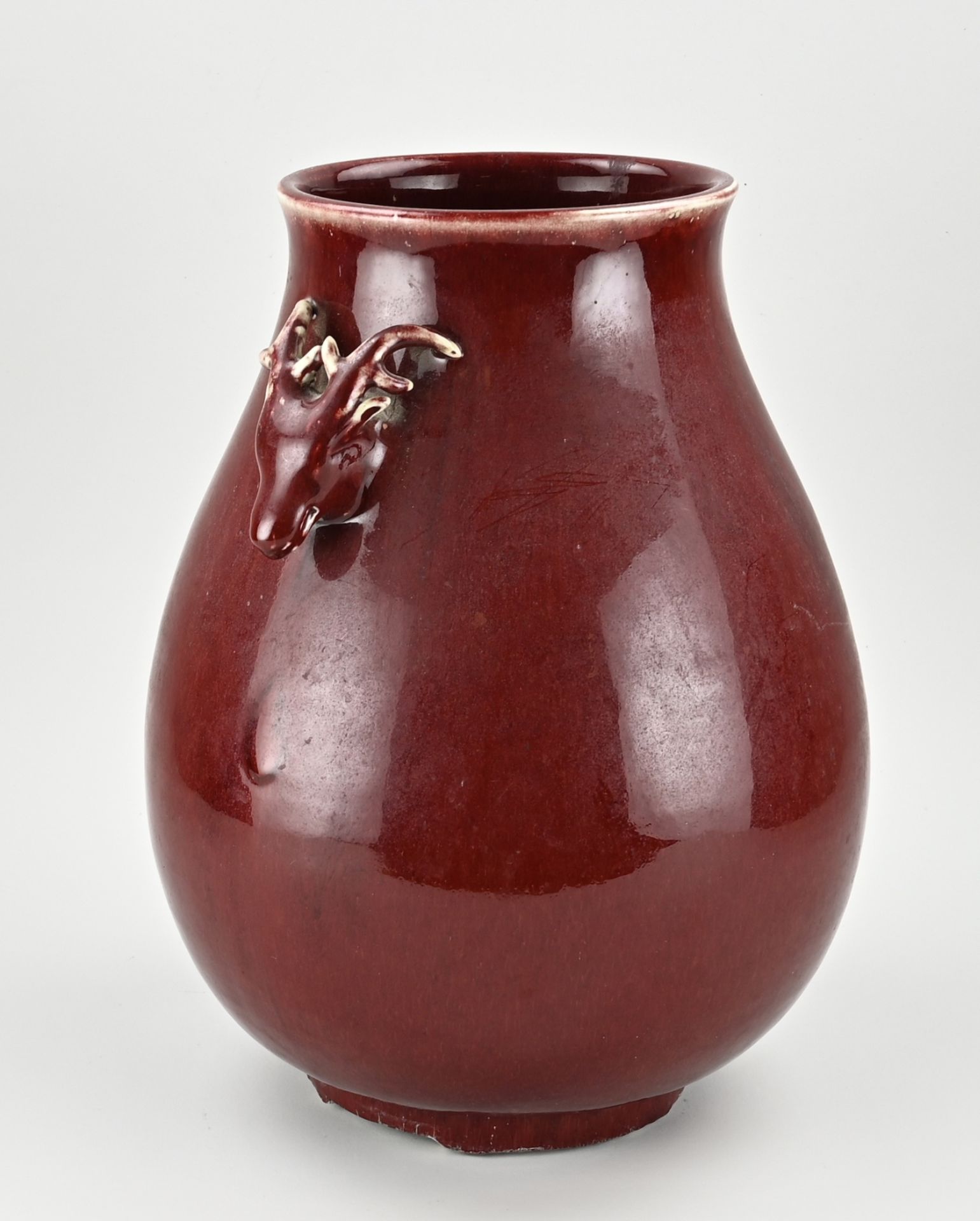 Chinese flambé vase, H 40 cm. - Bild 2 aus 3