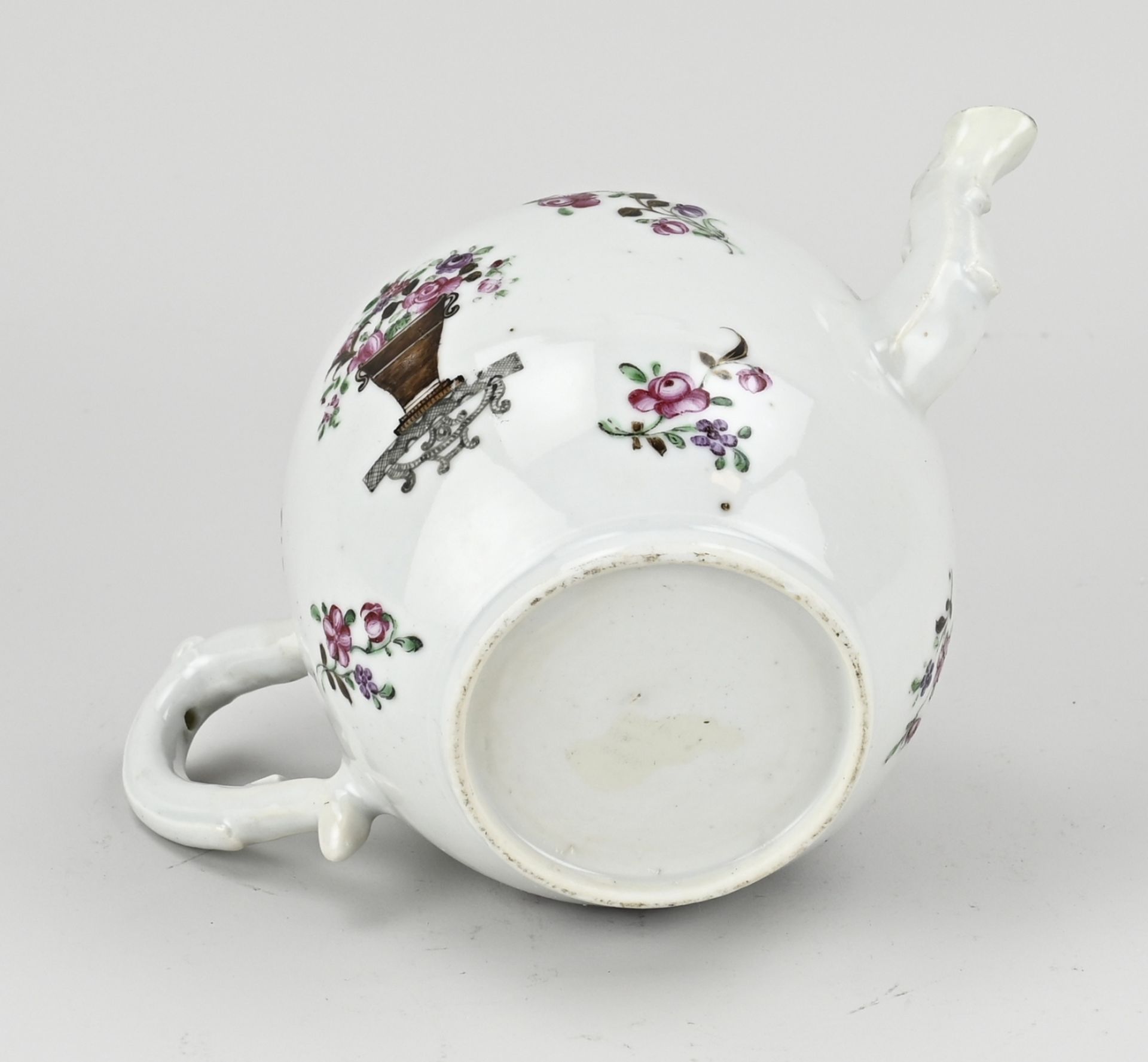 18th century Chinese teapot Ø 10.5 cm. - Bild 3 aus 3