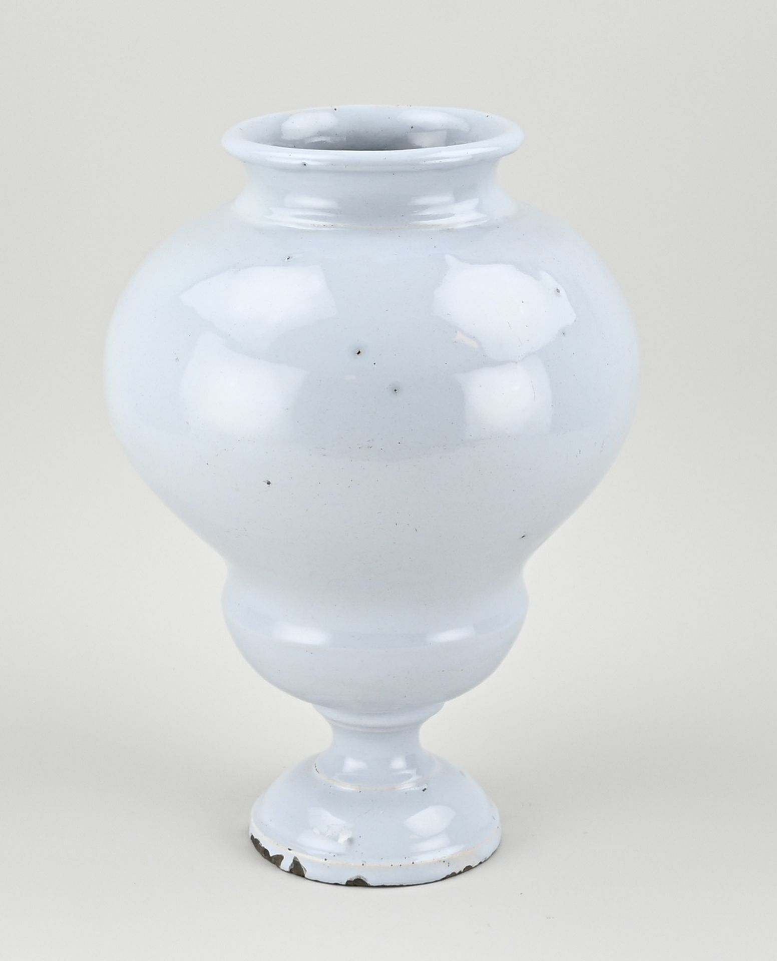 Delft apothecary jar, H 31.5 cm. - Image 2 of 3