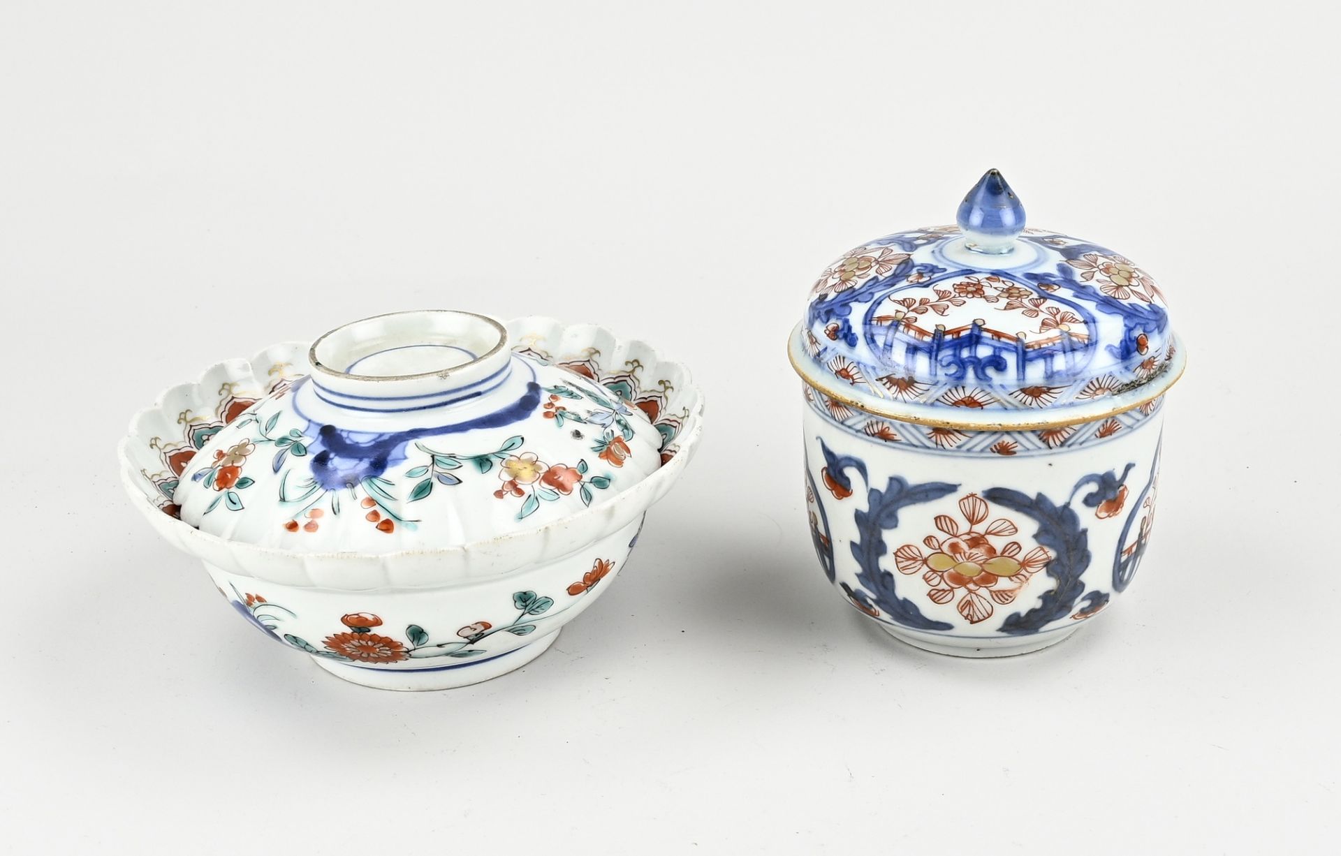 Lot porcelain (2x)