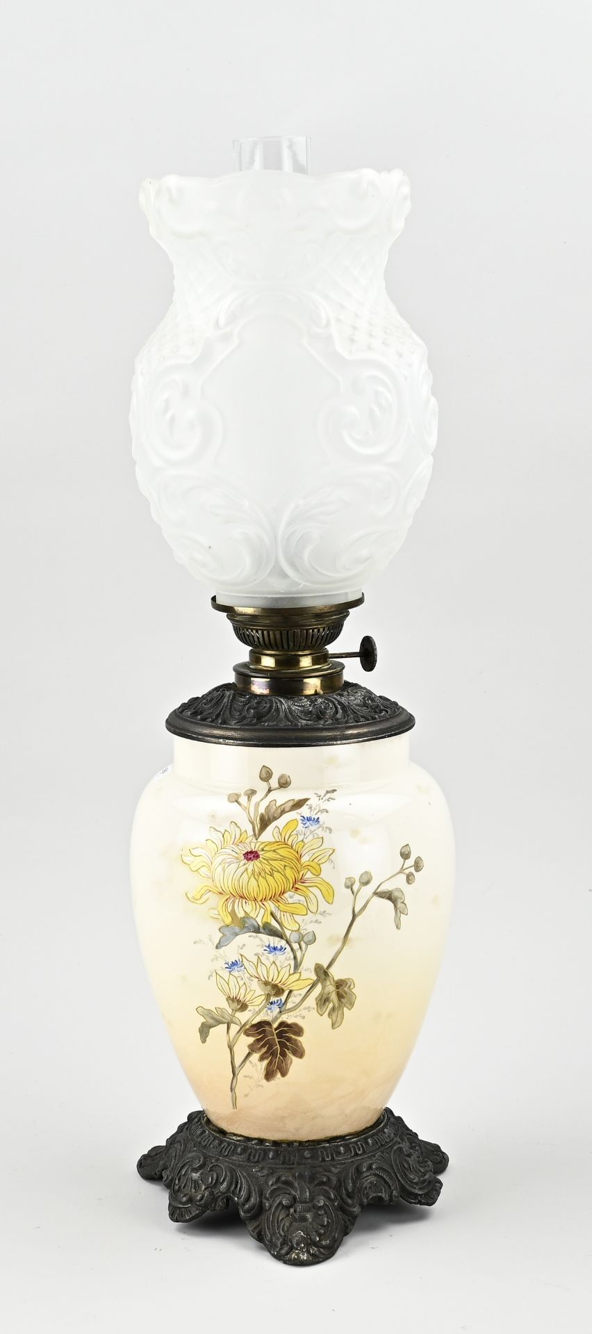 Kerosene lamp, H 62 cm.