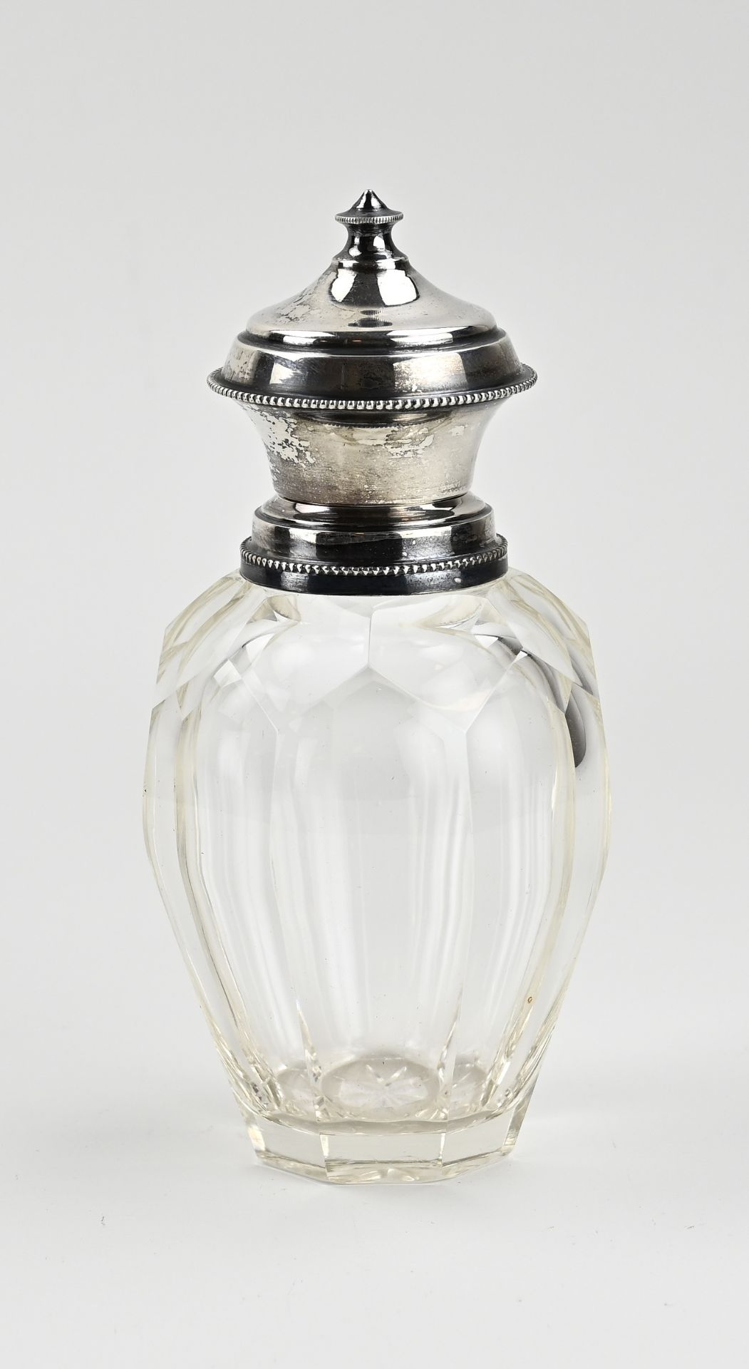 Crystal vial with silver - Image 2 of 2