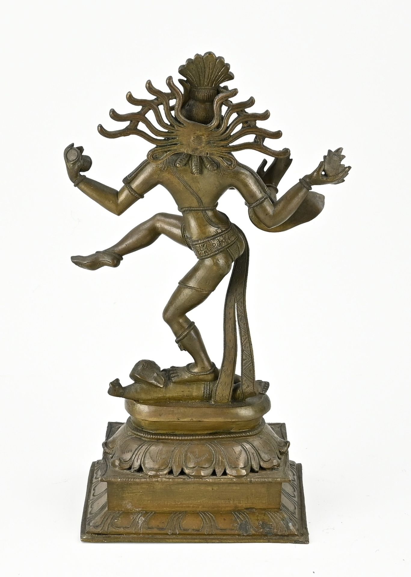 Bronze Buddha figure, H 32 cm. - Image 2 of 3
