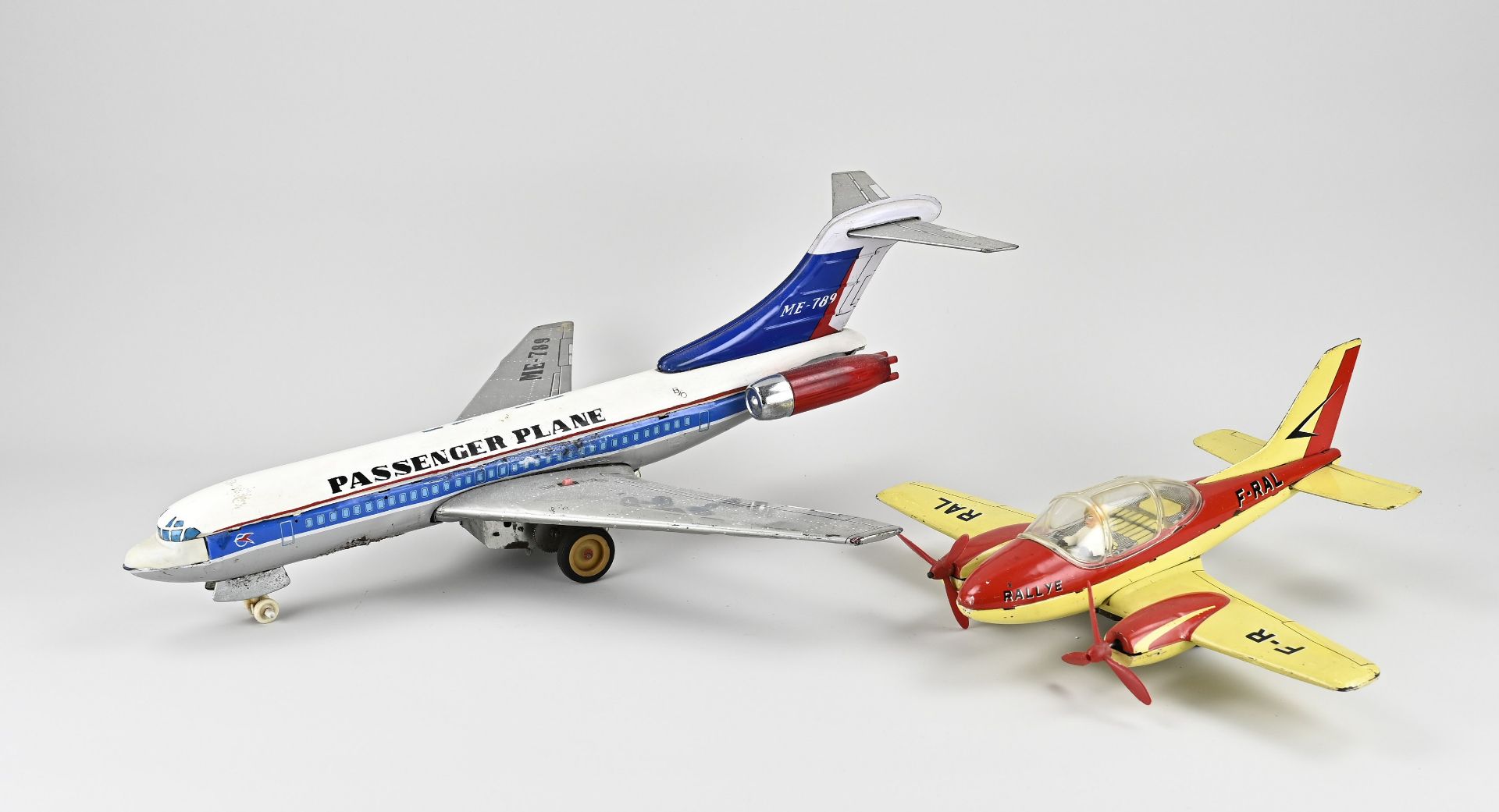 2x Toy airplane, 1960