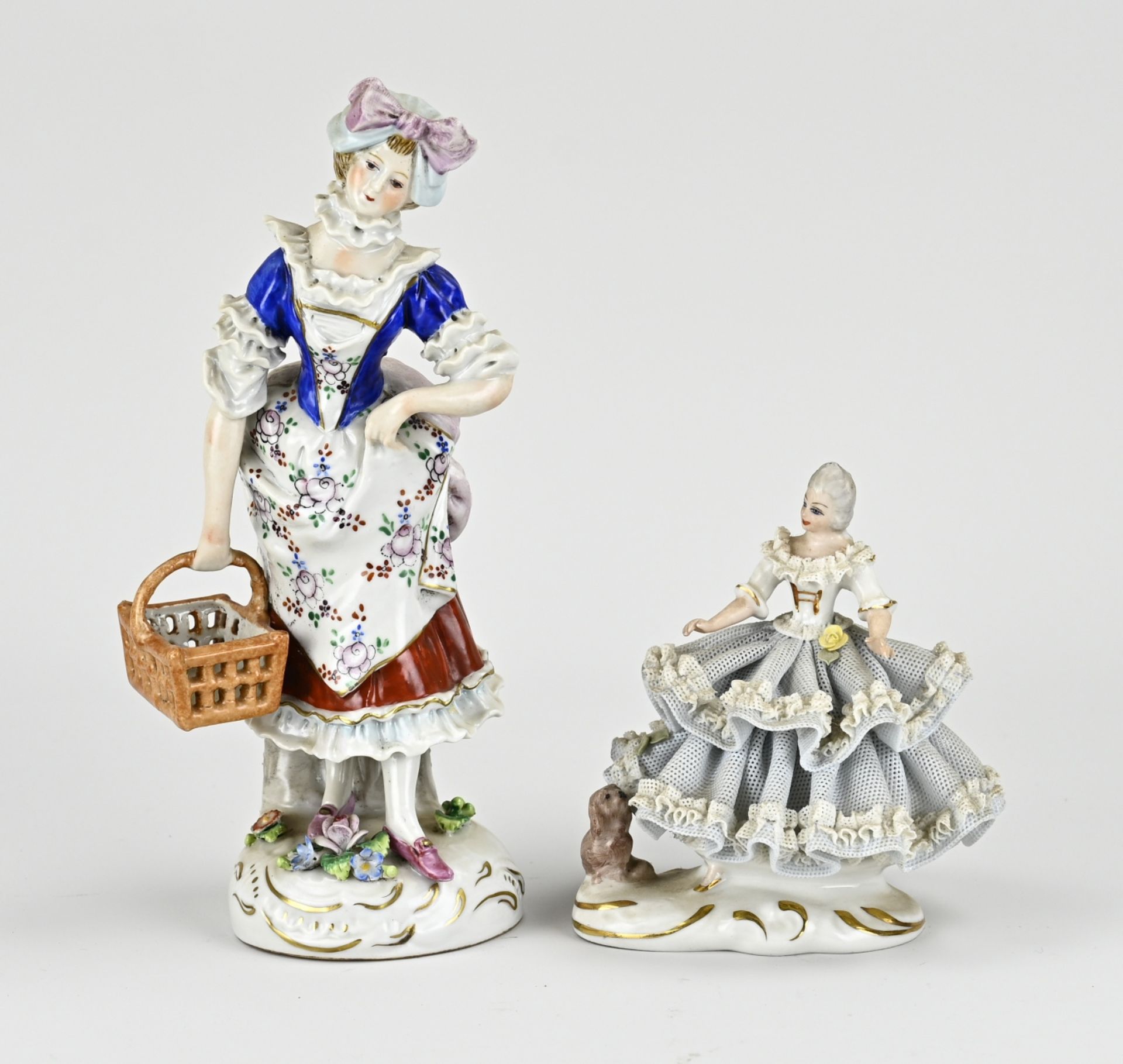 2x German porcelain