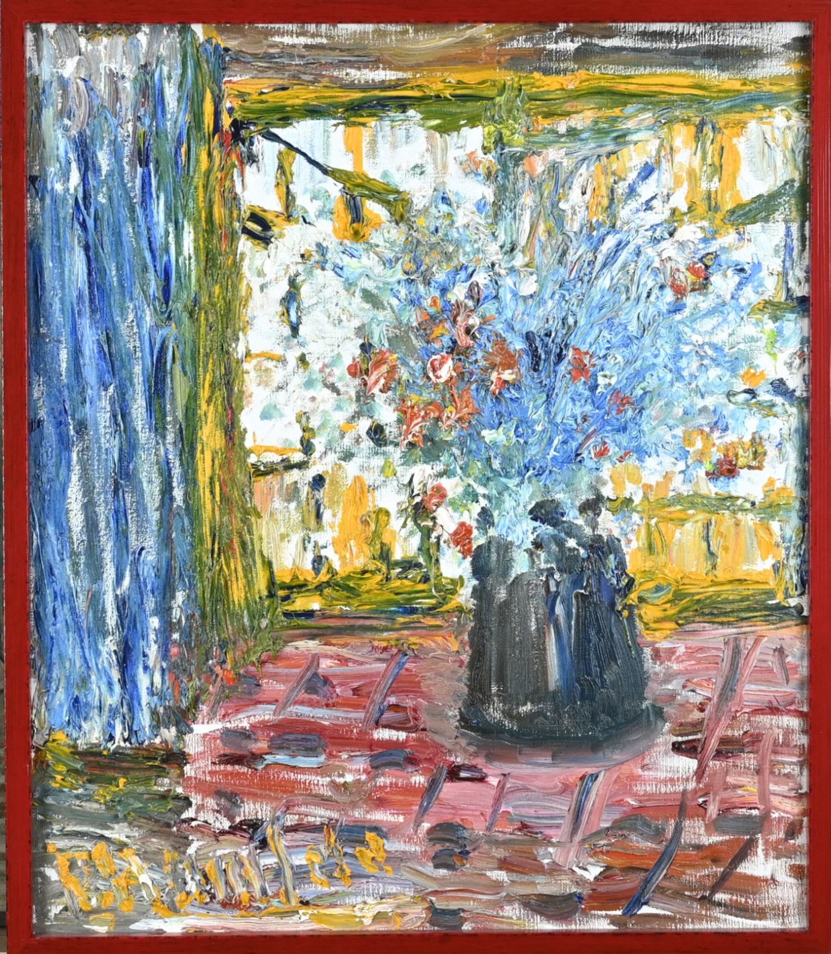 P. Humfeld, Expressionist flower still life