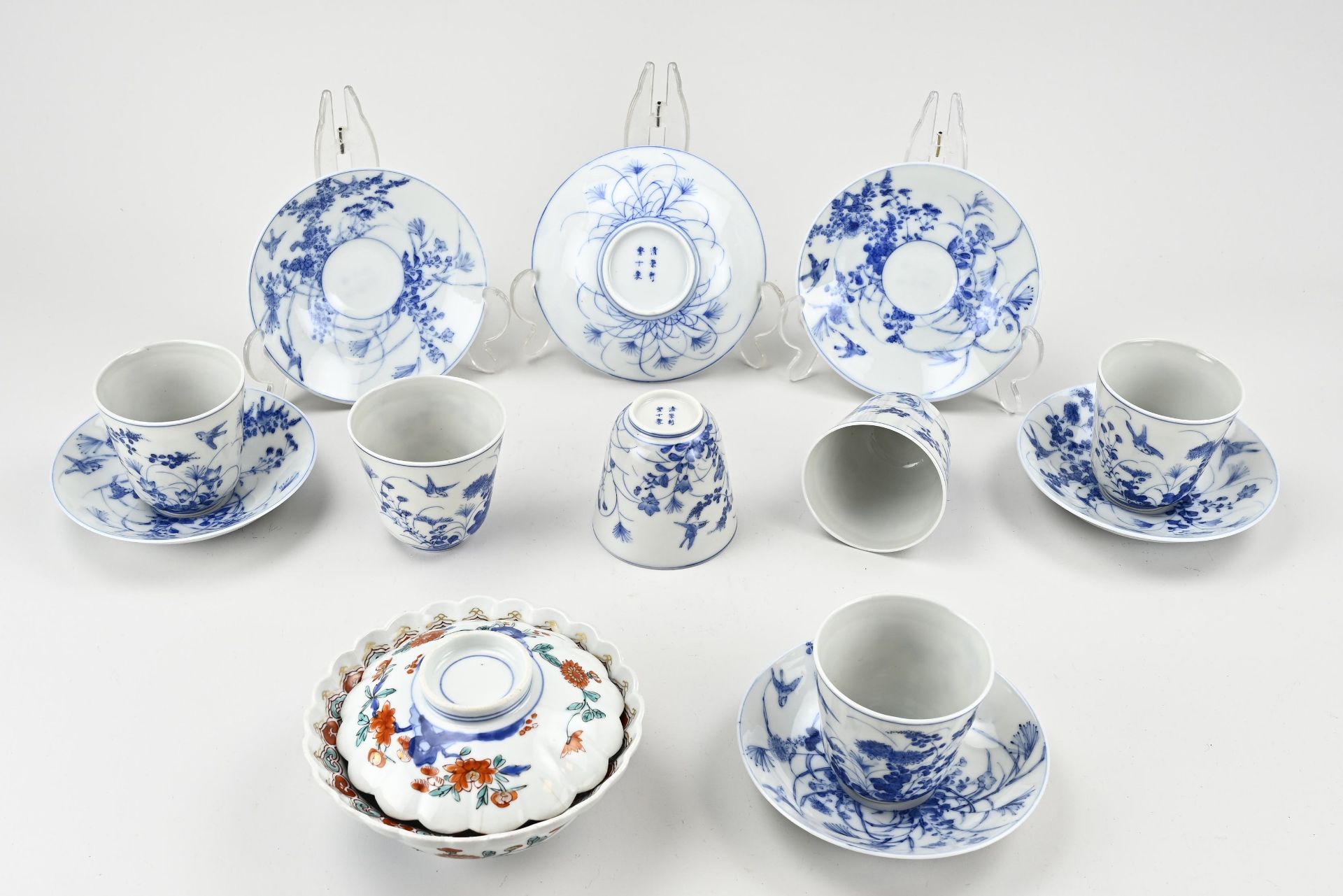 Lot of antique Japanese porcelain