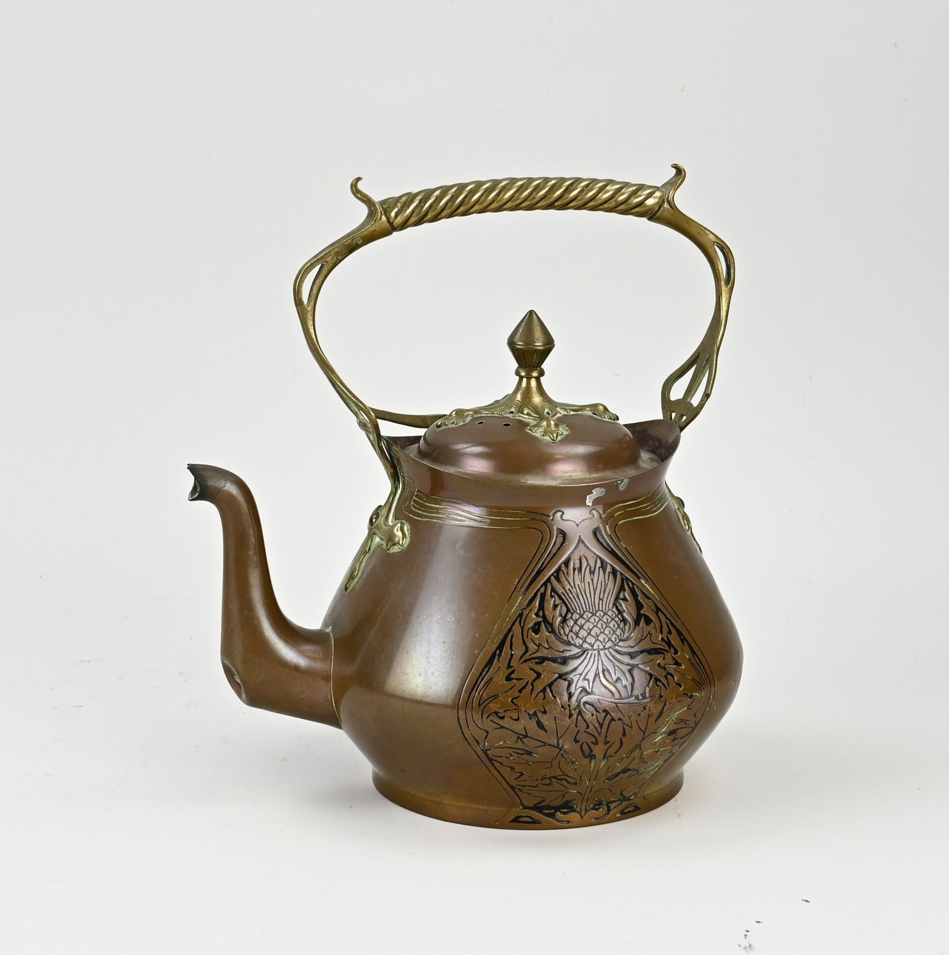 Copper tea kettle, 1900