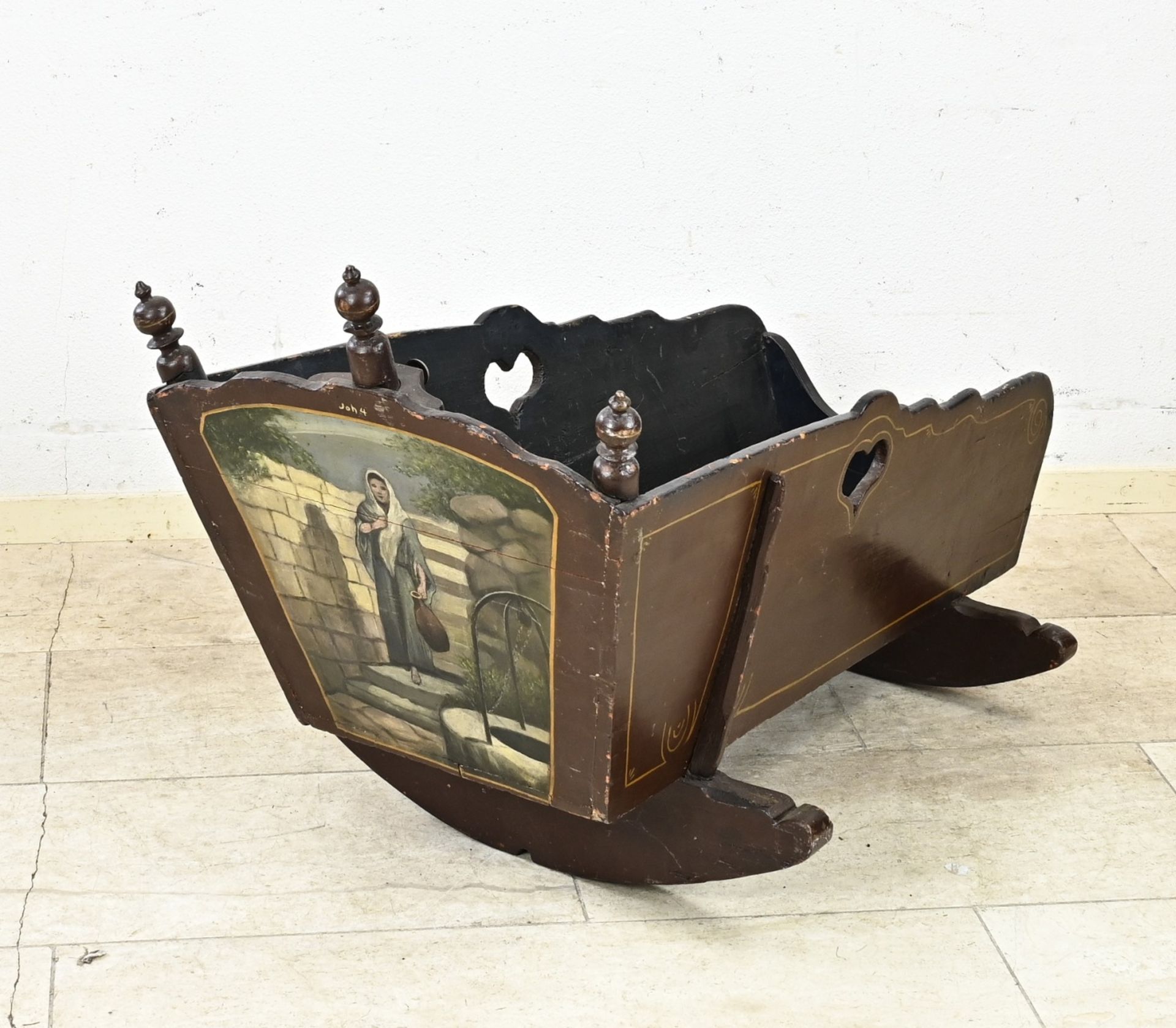 Children's rocking cradle