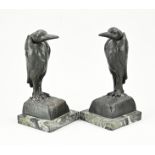 Two antique bookends