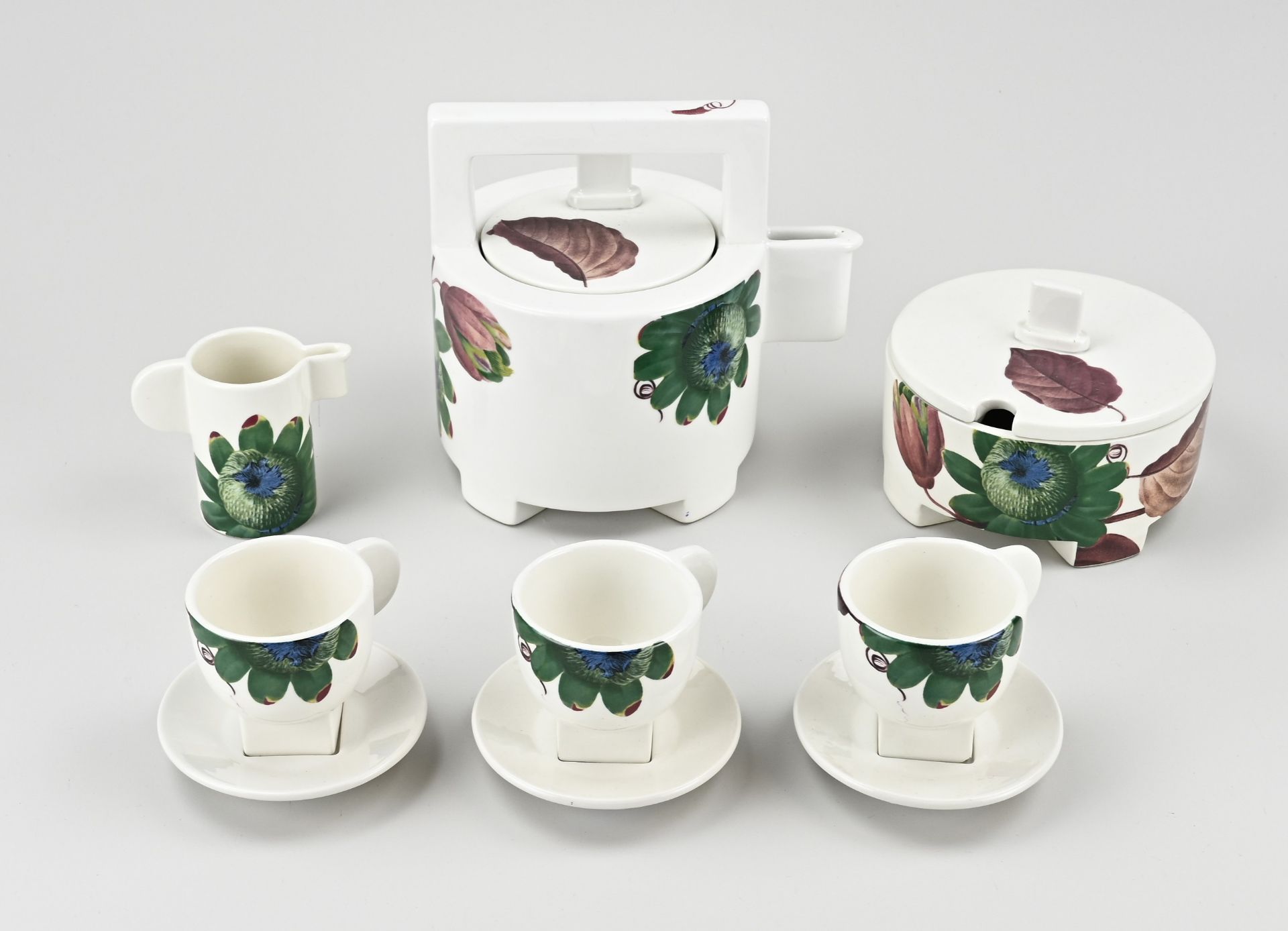 Six-piece tea set Marco Zanini