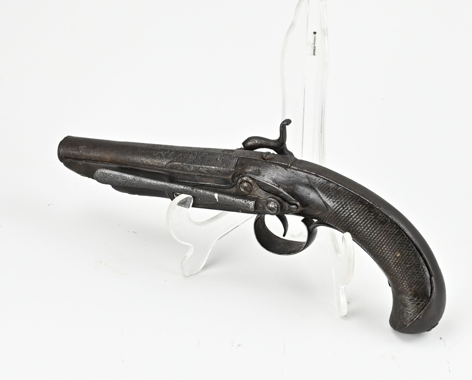 18th century pistol + bracket