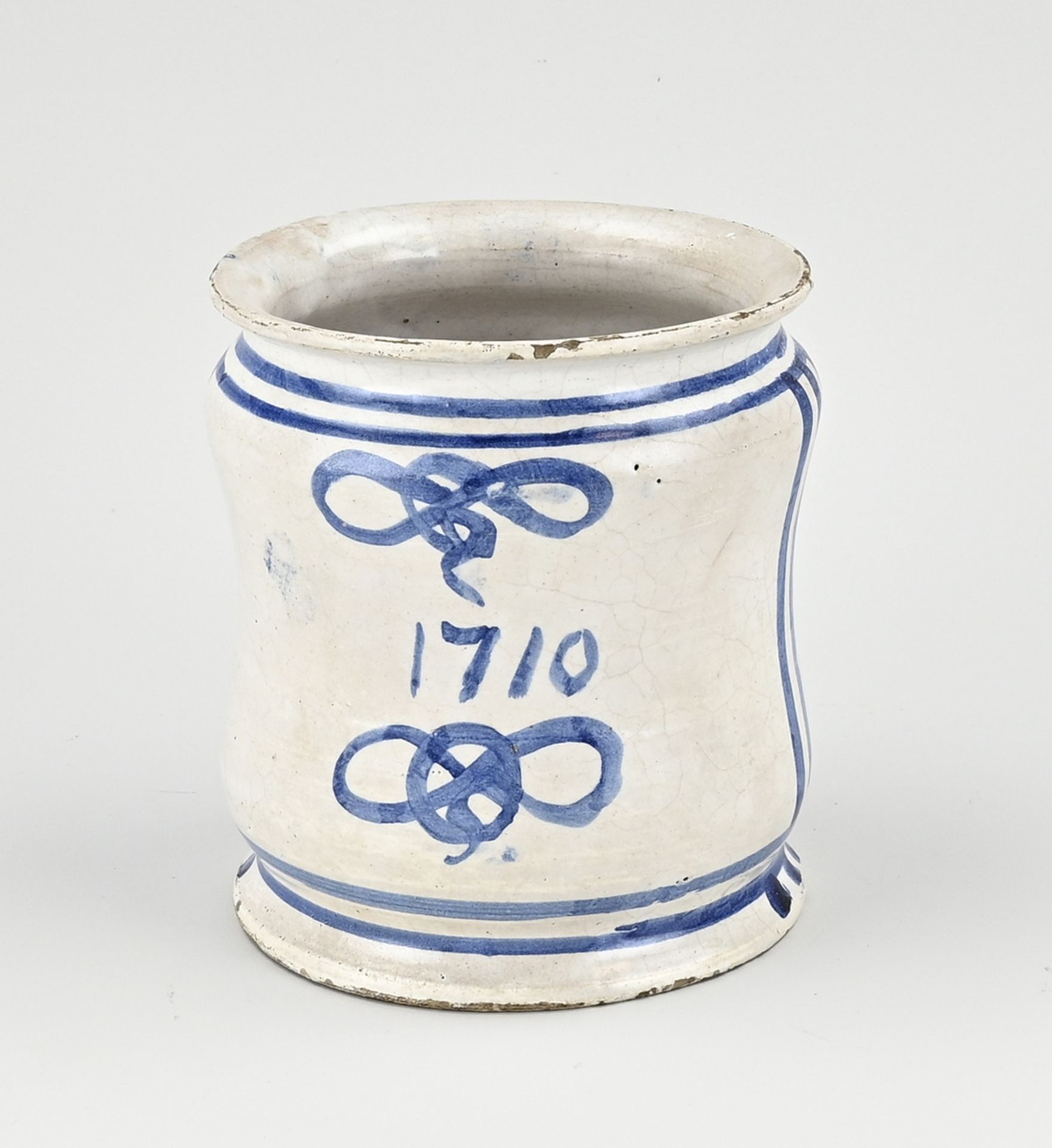 Delft apothecary jar - Image 2 of 3