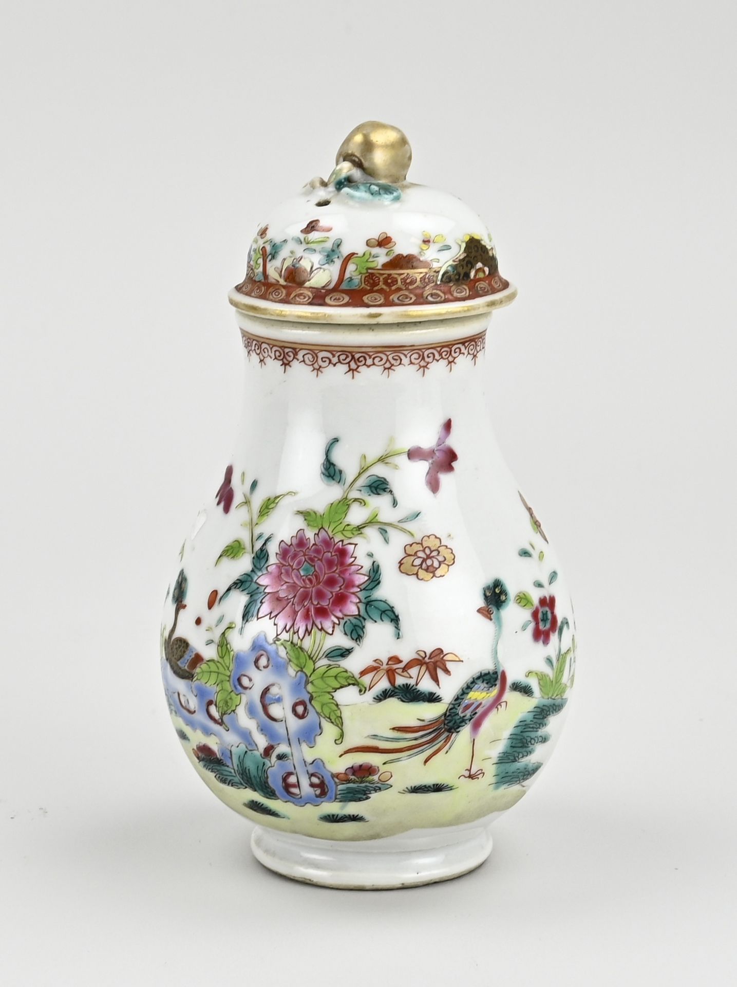 18th century Chinese mustard pot