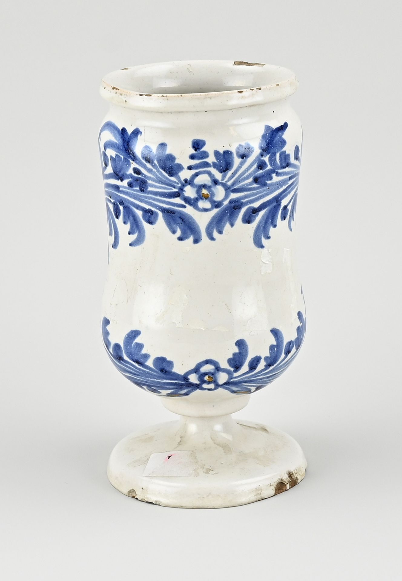 French apothecary jar, H 21 cm.