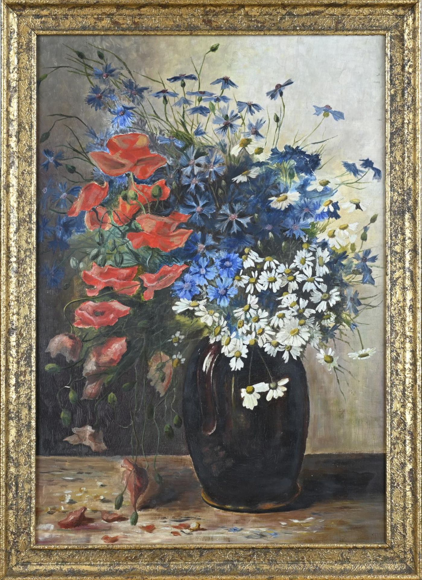 P. Febernee, Vase with flowers