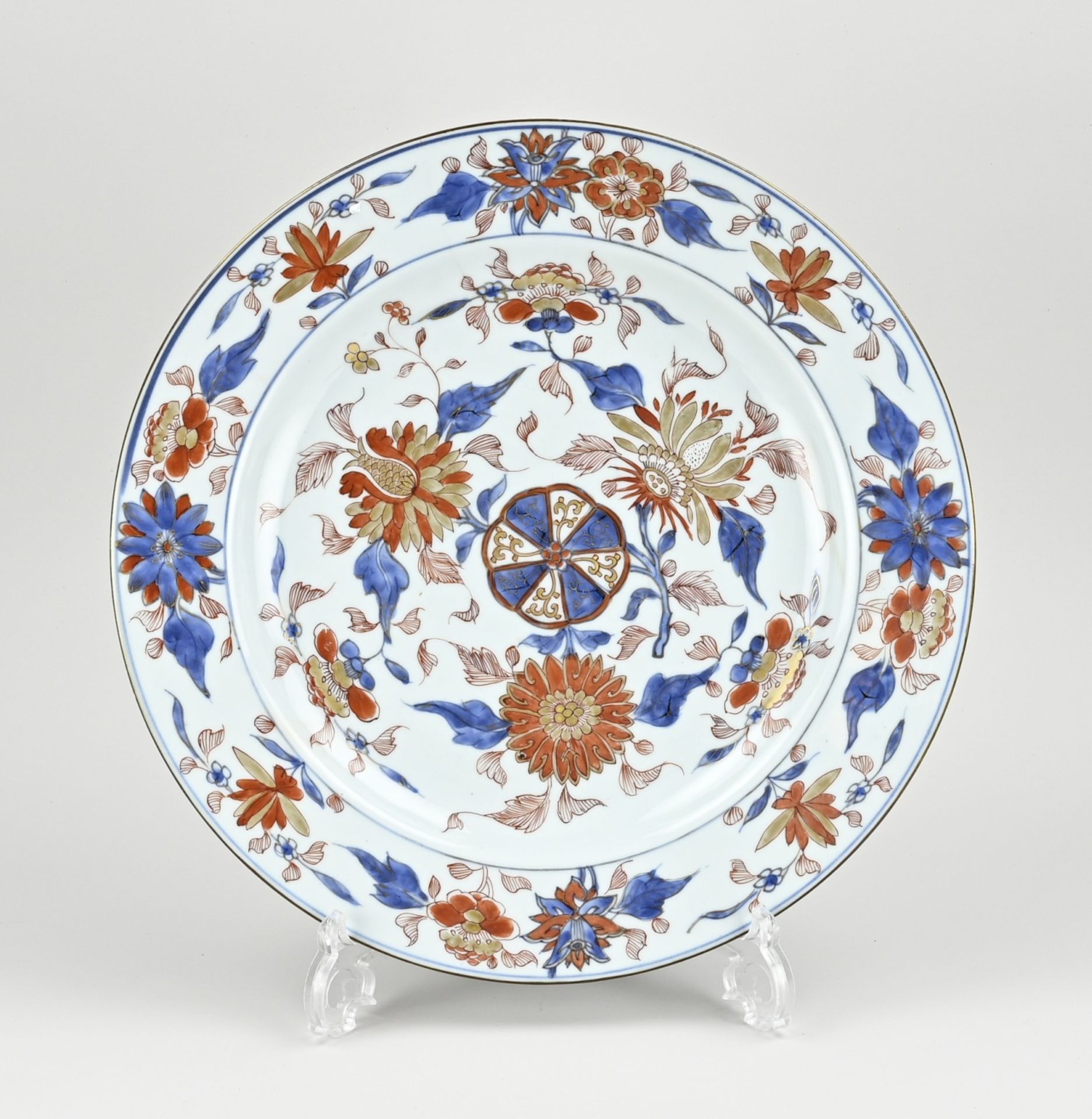 Chinese Imari dish Ø 36 cm.