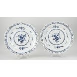 Two 19th century Delft dishes Ø 30 cm.