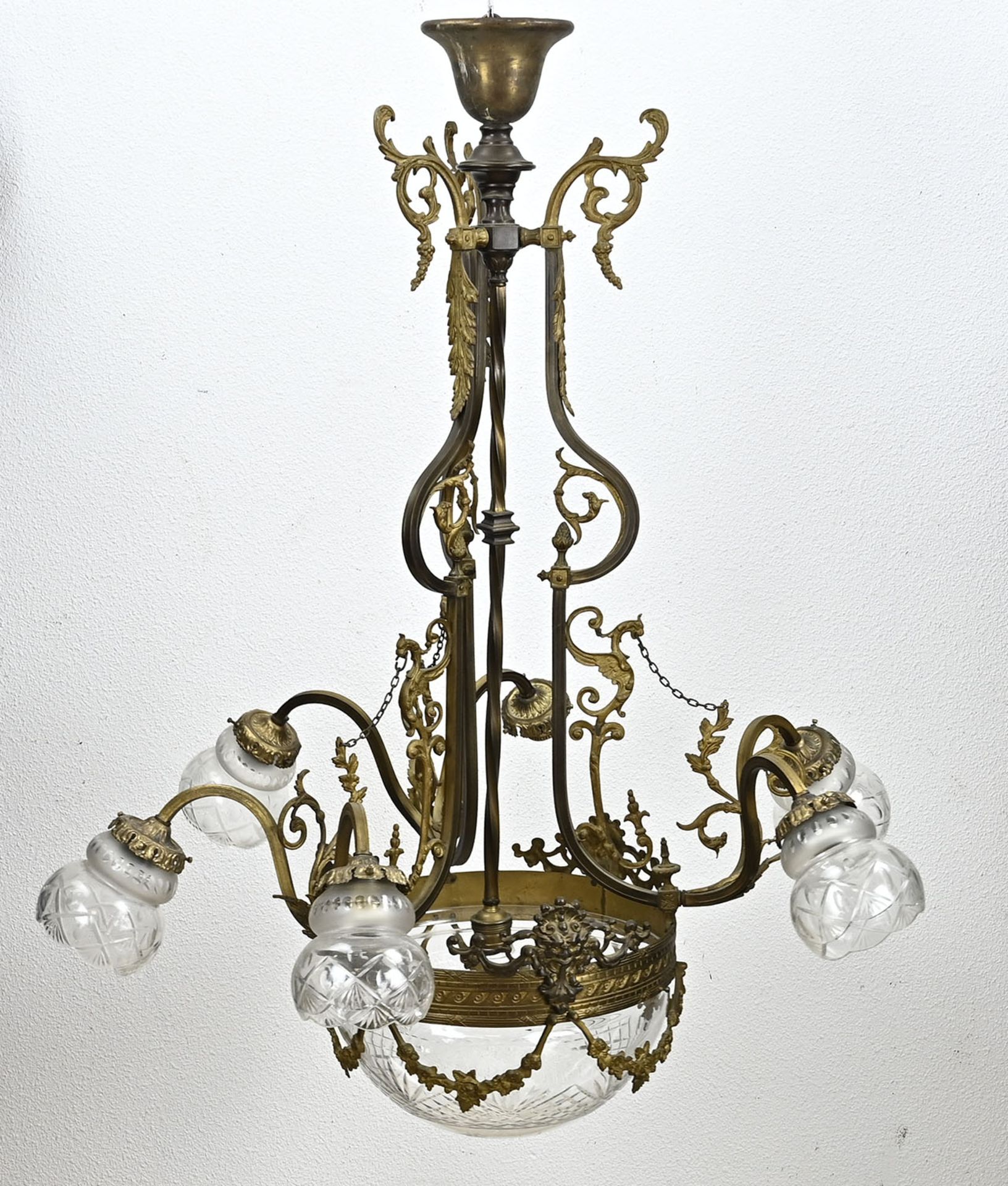 Antique hanging lamp, 1900