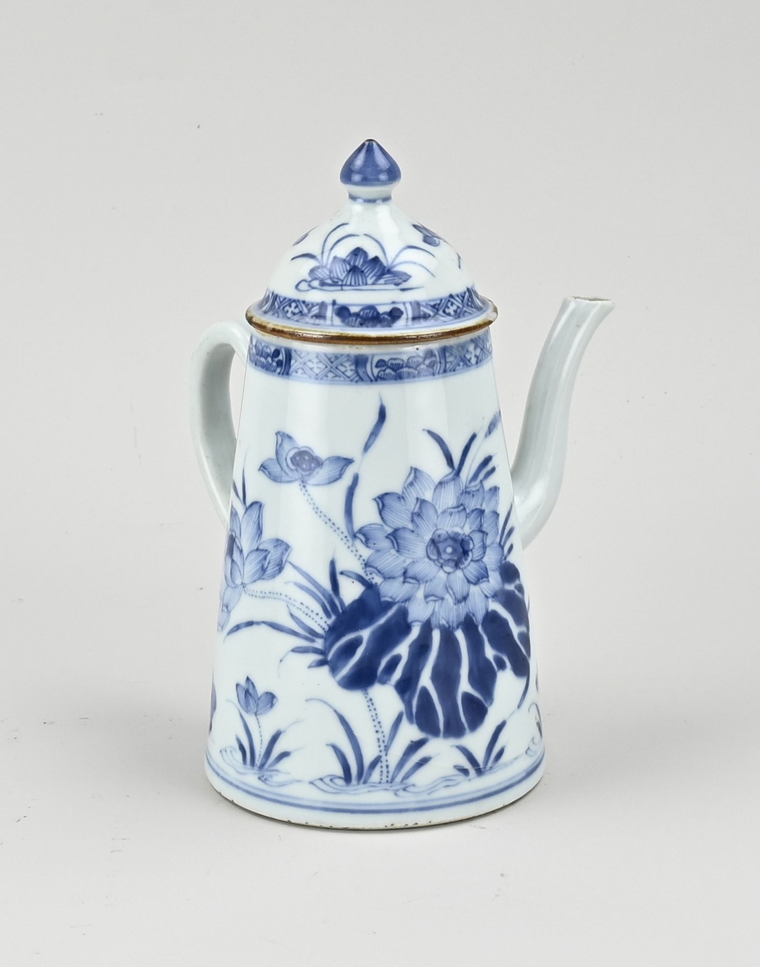 18th C Chinese jug, H 18 cm. - Image 2 of 3