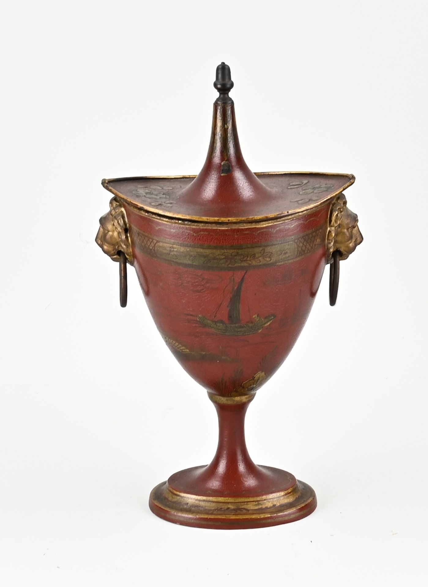 Dutch pewter chestnut vase, 1820 - Bild 2 aus 2
