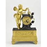 French mantel clock with eleven