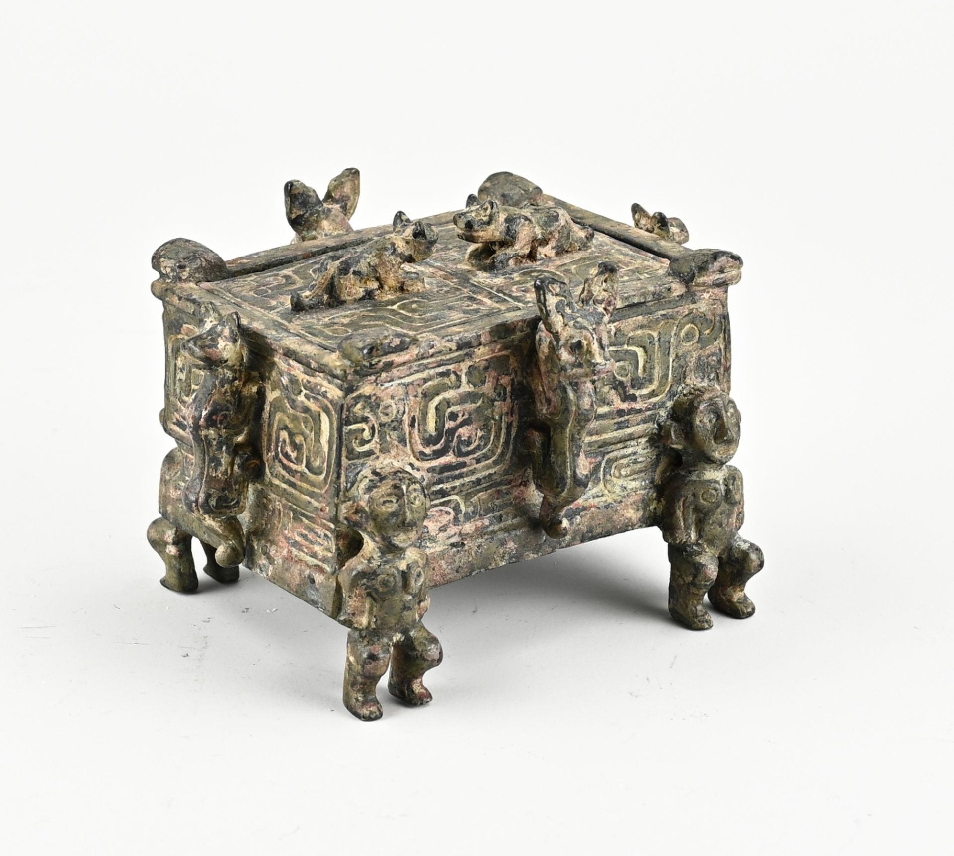 Bronze incense pot