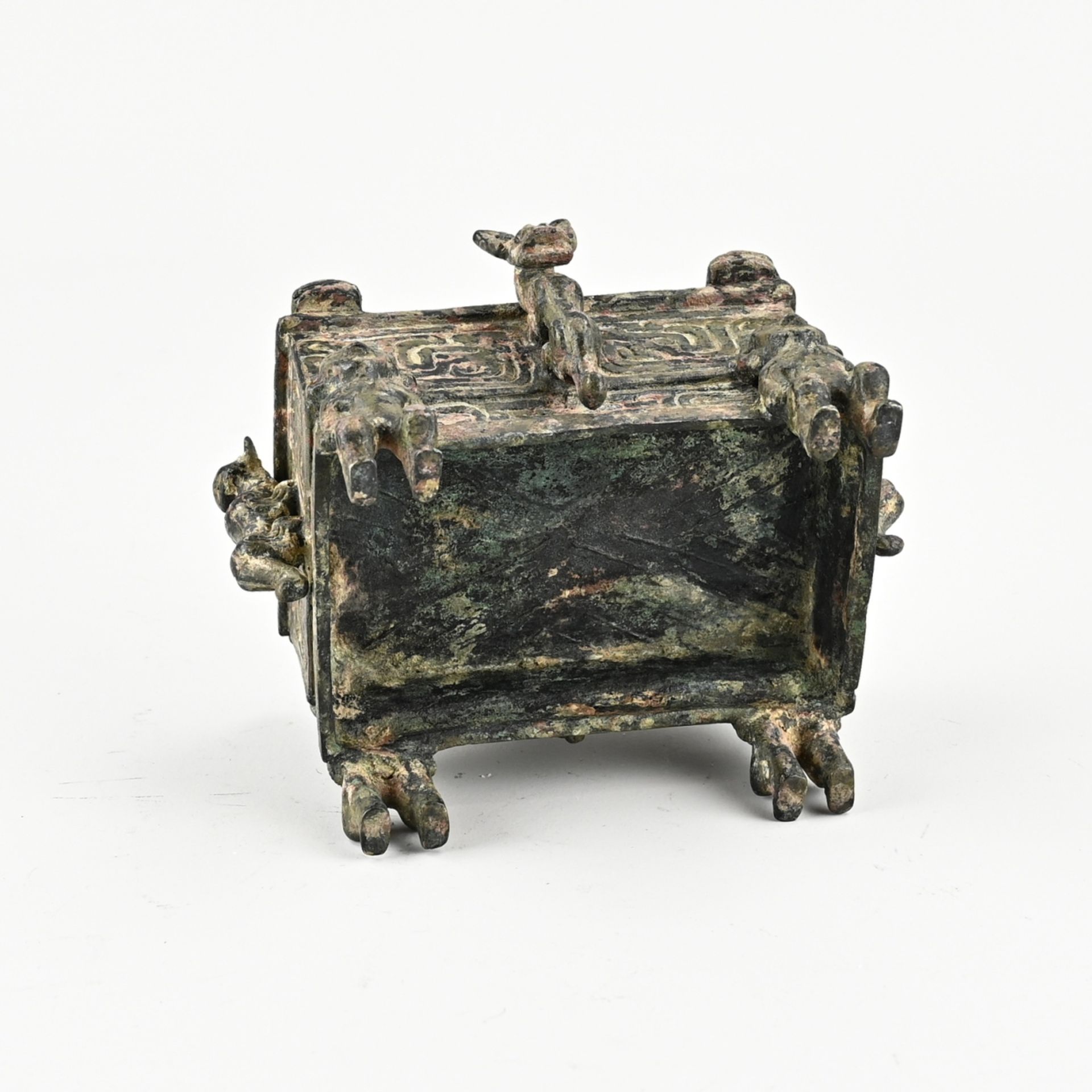 Bronze incense pot - Image 3 of 3