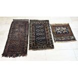 Three hand-knotted rugs