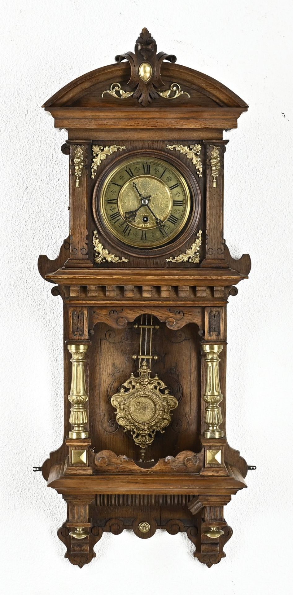 Antique German free pendulum, 1890