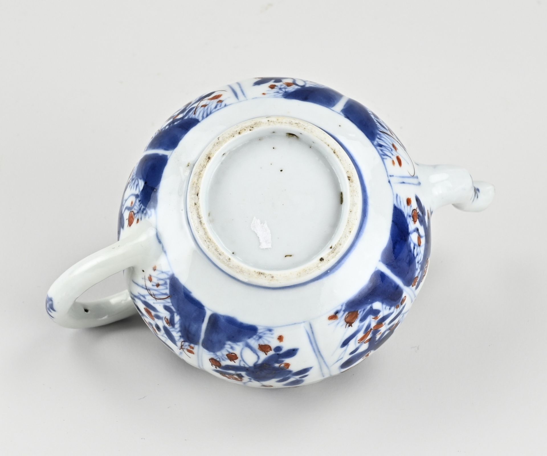 18th century Chinese Imari teapot Ø 9.6 cm. - Image 3 of 3