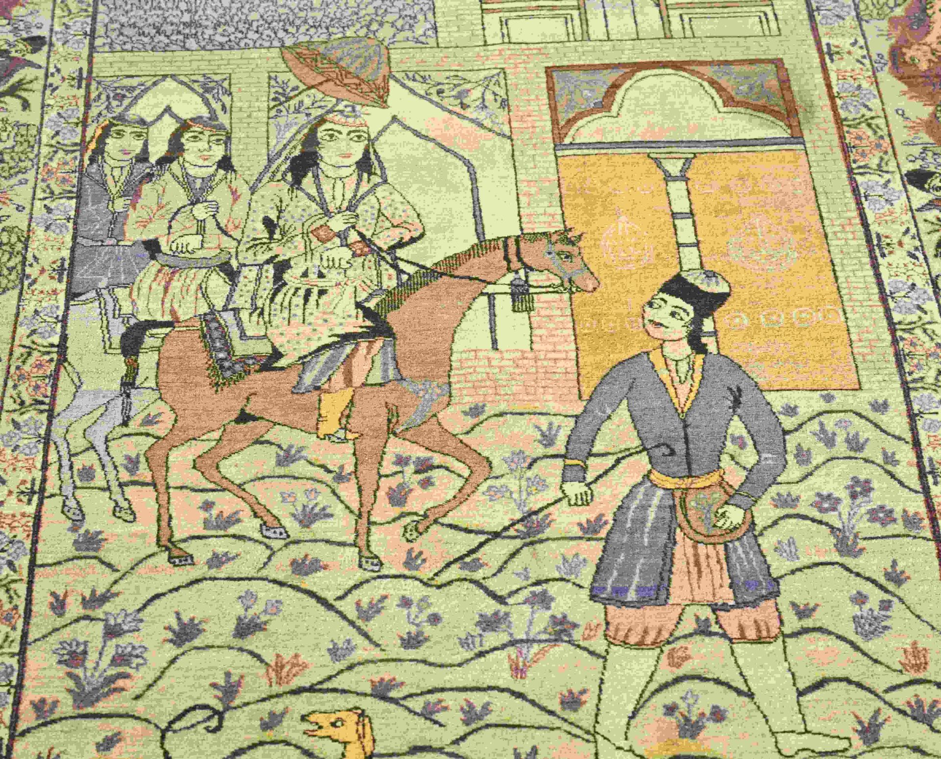 Old Persian rug, 207 x 140 cm. - Bild 4 aus 4