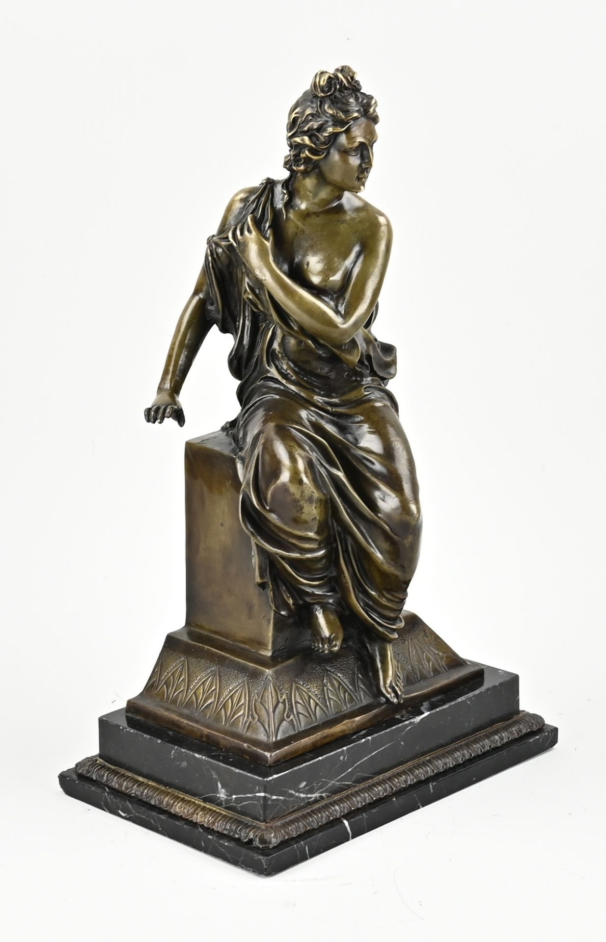 Bronze figure, H 38.5 cm. - Bild 2 aus 2